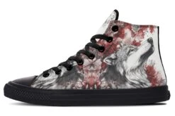 Crimson Wolf High Tops