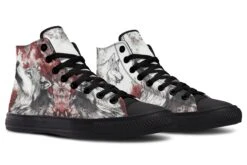 Crimson Wolf High Tops 23 Crimson Wolf High Tops -Rogue & Wolf Shop HighTops CrimsonWolfHighTops 173 36271 Hightops RAW Blk STR4 NLB