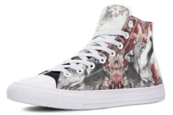 Crimson Wolf High Tops 30 Crimson Wolf High Tops -Rogue & Wolf Shop HighTops CrimsonWolfHighTops 173 36271 Hightops RAW WT STR1 NLB