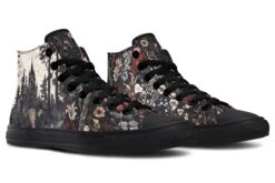 Dark Fairytale High Tops -Rogue & Wolf Shop HighTops DarkFairytaleHighTops 173 23521 Hightops RAW Blk STR4 NLB