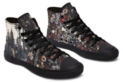 Dark Fairytale High Tops -Rogue & Wolf Shop HighTops DarkFairytaleHighTops 173 23521 Hightops RAW Blk STR5 NLB