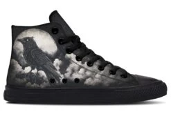 Doom Raven High Tops -Rogue & Wolf Shop HighTops DoomRavenHighTops 173 15616 Hightop RAW Blk STR3