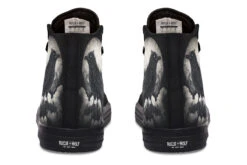 Doom Raven High Tops -Rogue & Wolf Shop HighTops DoomRavenHighTops 173 15616 Hightop RAW Blk STR8