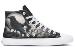 Doom Raven High Tops -Rogue & Wolf Shop HighTops DoomRavenHighTops 173 15616 Hightop RAW WT STR3