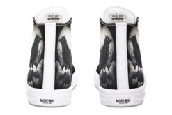 Doom Raven High Tops -Rogue & Wolf Shop HighTops DoomRavenHighTops 173 15616 Hightop RAW WT STR8
