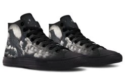 Doom Raven High Tops -Rogue & Wolf Shop HighTops DoomRavenHighTops 173 15616 Hightops RAW Blk STR4 NLB