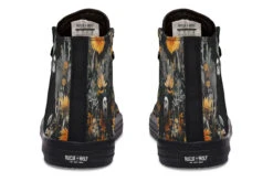 Grim’s Harvest High Tops -Rogue & Wolf Shop HighTops GrimsHarvestHighTops 173 35518 Hightop RAW Blk STR8