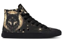 Guardian Wolf High Tops -Rogue & Wolf Shop HighTops GuardianWolfHighTops 173 23530 Hightop RAW Blk STR3