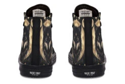 Guardian Wolf High Tops -Rogue & Wolf Shop HighTops GuardianWolfHighTops 173 23530 Hightop RAW Blk STR8