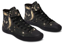 Guardian Wolf High Tops -Rogue & Wolf Shop HighTops GuardianWolfHighTops 173 23530 Hightops RAW Blk STR5 NLB