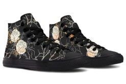 Kintsugi Rose High Tops -Rogue & Wolf Shop HighTops KintsugiRoseHighTops 173 23420 Hightops RAW Blk STR4 NLB