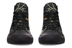 Kintsugi Rose High Tops -Rogue & Wolf Shop HighTops KintsugiRoseHighTops 173 23420 Hightops RAW Blk STR6 NLB