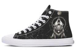 Moonbound Wolf High Tops -Rogue & Wolf Shop HighTops MoonboundWolfHighTops 173 76079 Hightop RAW WT STR2