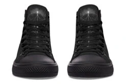 Moonbound Wolf High Tops -Rogue & Wolf Shop HighTops MoonboundWolfHighTops 173 76079 Hightops RAW Blk STR6 NLB