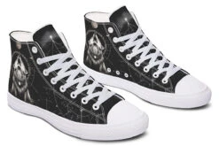 Moonbound Wolf High Tops -Rogue & Wolf Shop HighTops MoonboundWolfHighTops 173 76079 Hightops RAW WT STR5 NLB