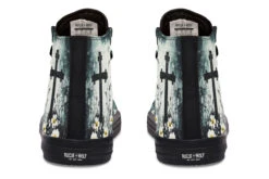 Mourning Petals High Tops -Rogue & Wolf Shop HighTops MourningPetalsHighTops 173 49115 Hightop RAW Blk STR8
