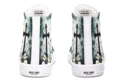 Mourning Petals High Tops -Rogue & Wolf Shop HighTops MourningPetalsHighTops 173 49115 Hightop RAW WT STR8
