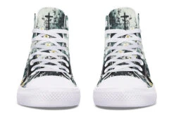 Mourning Petals High Tops -Rogue & Wolf Shop HighTops MourningPetalsHighTops 173 49115 Hightops RAW WT STR6 NLB