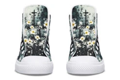Mourning Petals High Tops -Rogue & Wolf Shop HighTops MourningPetalsHighTops 173 49115 Hightops RAW WT STR7 NLB