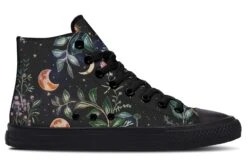 Night Blossom High Tops -Rogue & Wolf Shop HighTops NightBlossomHighTops 173 71788 Hightop RAW Blk STR3