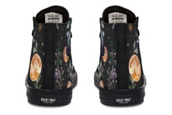 Night Blossom High Tops -Rogue & Wolf Shop HighTops NightBlossomHighTops 173 71788 Hightop RAW Blk STR8