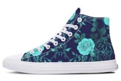 Ocean Rose Romance High Tops -Rogue & Wolf Shop HighTops OceanRoseRomanceHighTops 173 56946 Hightop RAW WT STR2