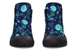 Ocean Rose Romance High Tops -Rogue & Wolf Shop HighTops OceanRoseRomanceHighTops 173 56946 Hightops RAW Blk STR7 NLB