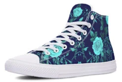 Ocean Rose Romance High Tops -Rogue & Wolf Shop HighTops OceanRoseRomanceHighTops 173 56946 Hightops RAW WT STR1 NLB