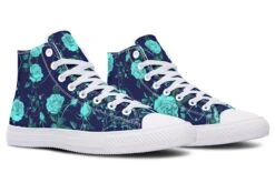 Ocean Rose Romance High Tops -Rogue & Wolf Shop HighTops OceanRoseRomanceHighTops 173 56946 Hightops RAW WT STR4 NLB