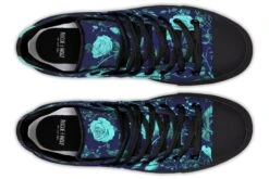 Ocean Rose Romance High Tops -Rogue & Wolf Shop HighTops OceanRoseRomanceHighTops 173 56946 hightops RAW Blk STR9