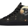 Omen Raven High Tops -Rogue & Wolf Shop HighTops OmenRavenHighTops 173 76081 Hightop RAW Blk STR2
