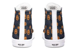Pumpkin Party High Tops -Rogue & Wolf Shop HighTops PumpkinPartyHighTops 173 38194 Hightop RAW WT STR8