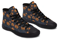 Pumpkin Party High Tops -Rogue & Wolf Shop HighTops PumpkinPartyHighTops 173 38194 Hightops RAW Blk STR5 NLB