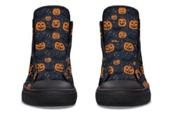 Pumpkin Party High Tops -Rogue & Wolf Shop HighTops PumpkinPartyHighTops 173 38194 Hightops RAW Blk STR7 NLB