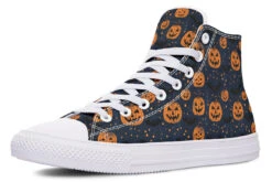 Pumpkin Party High Tops -Rogue & Wolf Shop HighTops PumpkinPartyHighTops 173 38194 Hightops RAW WT STR1 NLB