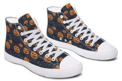 Pumpkin Party High Tops -Rogue & Wolf Shop HighTops PumpkinPartyHighTops 173 38194 Hightops RAW WT STR5 NLB