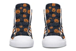 Pumpkin Party High Tops -Rogue & Wolf Shop HighTops PumpkinPartyHighTops 173 38194 Hightops RAW WT STR7 NLB