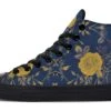 Royal Rose Romance High Tops -Rogue & Wolf Shop HighTops RoyalRoseRomanceHighTops 173 56953 Hightop RAW Blk STR2