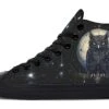 Sage Owl High Tops -Rogue & Wolf Shop HighTops SageOwlHighTops 173 76084 Hightop RAW Blk STR2