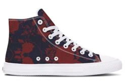Scarlet Rose Romance High Tops -Rogue & Wolf Shop HighTops ScarletRoseRomanceHighTops 173 56956 Hightop RAW WT STR3
