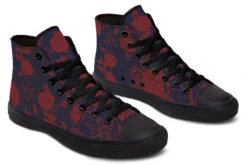 Scarlet Rose Romance High Tops -Rogue & Wolf Shop HighTops ScarletRoseRomanceHighTops 173 56956 Hightops RAW Blk STR5 NLB
