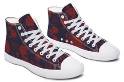 Scarlet Rose Romance High Tops -Rogue & Wolf Shop HighTops ScarletRoseRomanceHighTops 173 56956 Hightops RAW WT STR5 NLB