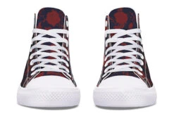 Scarlet Rose Romance High Tops -Rogue & Wolf Shop HighTops ScarletRoseRomanceHighTops 173 56956 Hightops RAW WT STR6 NLB