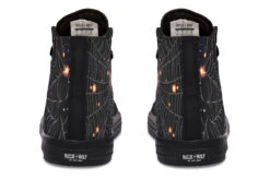 Spiderweb High Tops -Rogue & Wolf Shop HighTops SpiderwebHighTops 173 38196 Hightop RAW Blk STR8