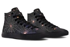 Spiderweb High Tops -Rogue & Wolf Shop HighTops SpiderwebHighTops 173 38196 Hightops RAW Blk STR4 NLB