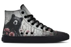 Wildflower Bear High Tops -Rogue & Wolf Shop HighTops WildflowerBearHighTops 173 76063 Hightop RAW Blk STR3