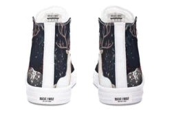 Yule Antlers High Tops -Rogue & Wolf Shop HighTops YuleAntlersHighTops 173 76073 Hightop RAW WT STR8