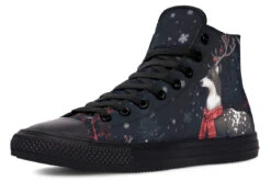Yule Antlers High Tops -Rogue & Wolf Shop HighTops YuleAntlersHighTops 173 76073 Hightops RAW Blk STR1 NLB