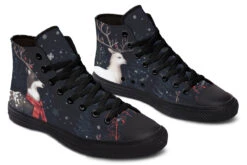 Yule Antlers High Tops -Rogue & Wolf Shop HighTops YuleAntlersHighTops 173 76073 Hightops RAW Blk STR5 NLB