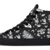 Green Witch High Tops -Rogue & Wolf Shop Hightops BotanicalAestheticshightopsdesigntemplate 173 18917 Hightop RAW Blk STR2